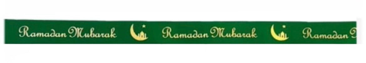 Ramadan Mubarak Ribbon