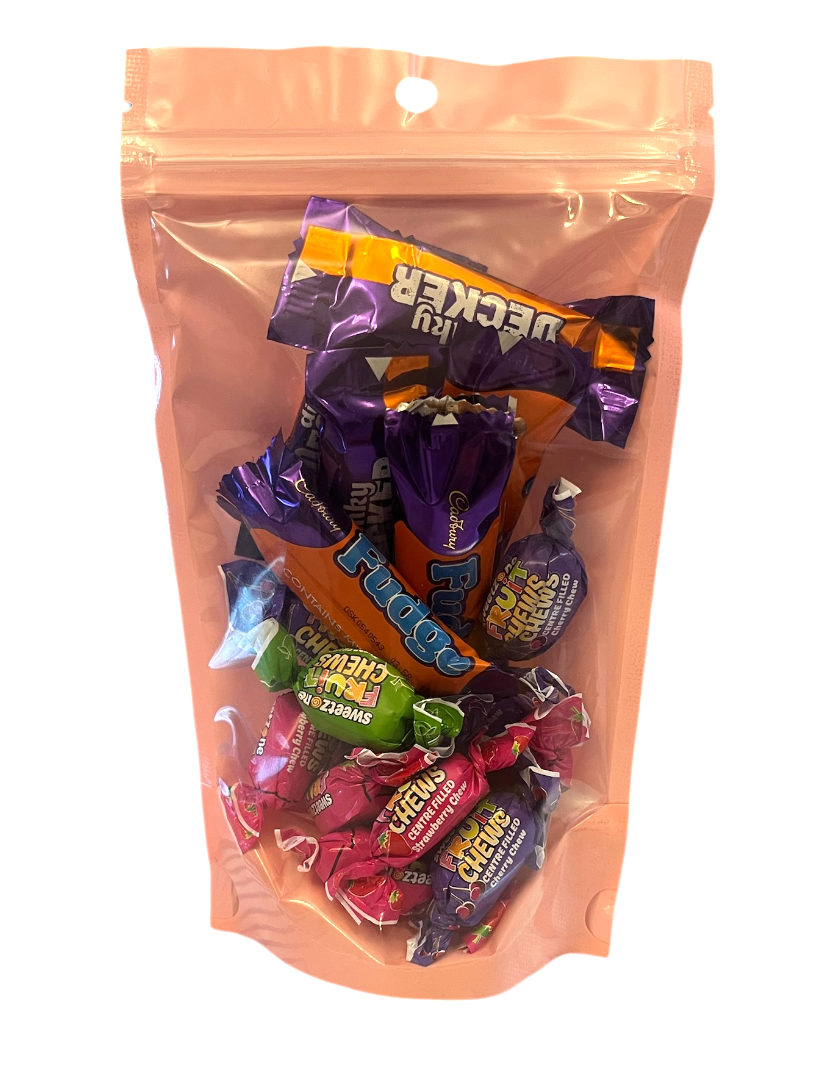 Resealable Stand Up Pouch 16*24cm Pink