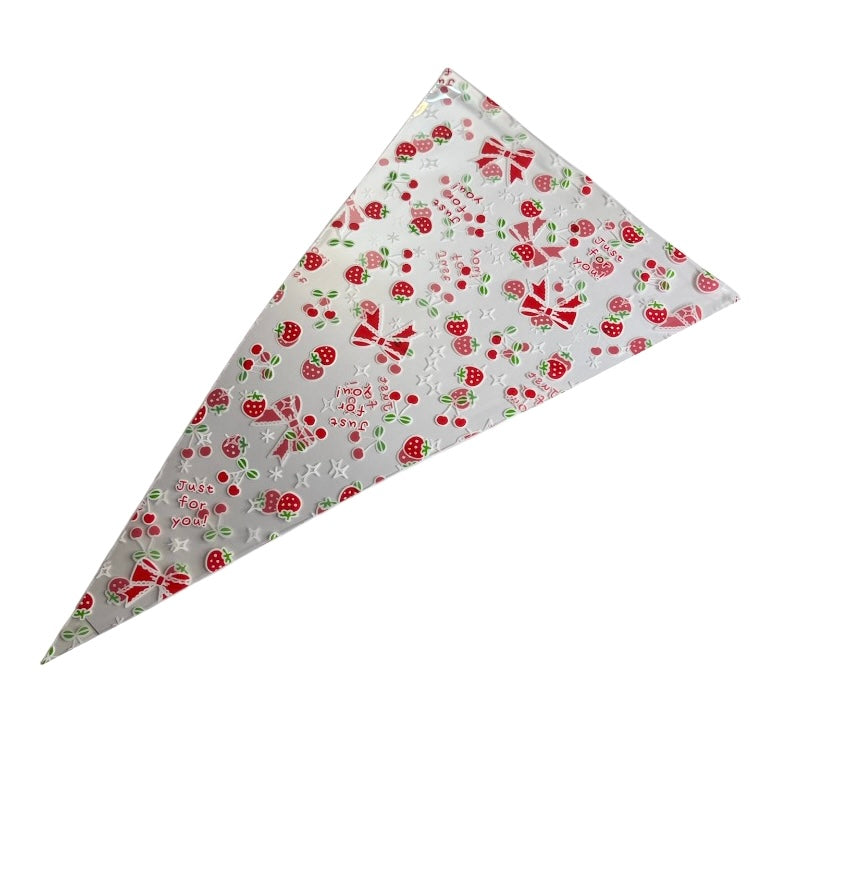 Clear Sweet cone packaging