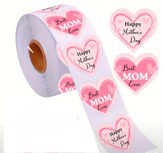 Large Mothers Day Stickers -Assorted 5cm (100)