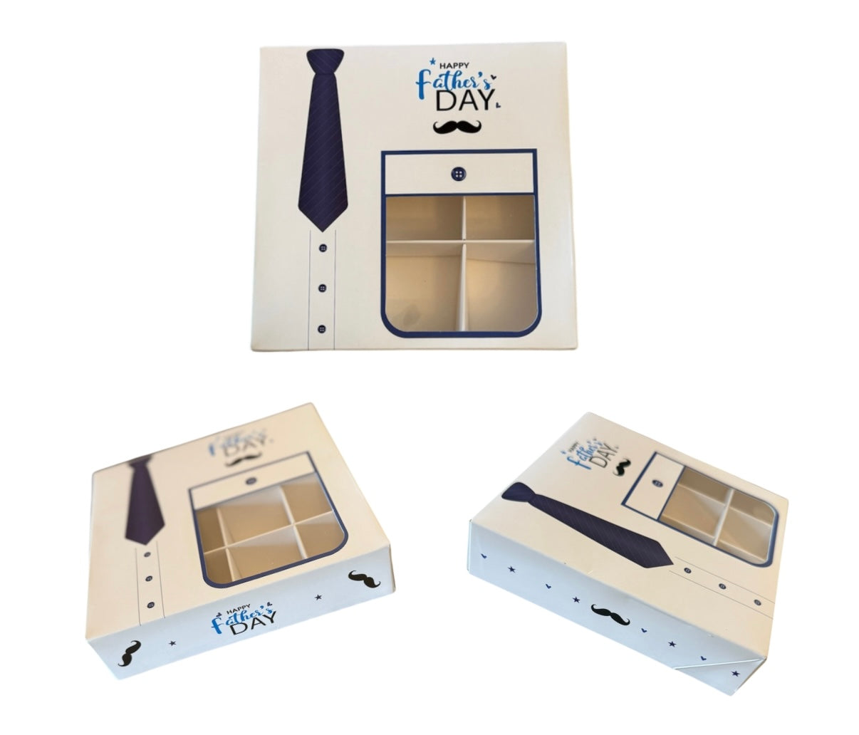 Empty Pick And Mix Box Fathers Day Theme 15*15*3.5 cm