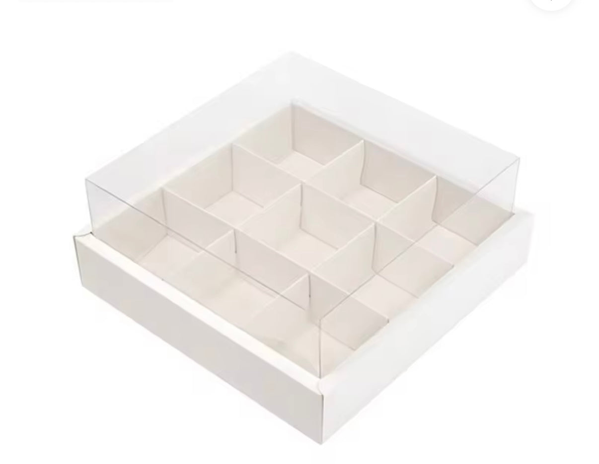 Clear lid Cupcake Box 9 Hold