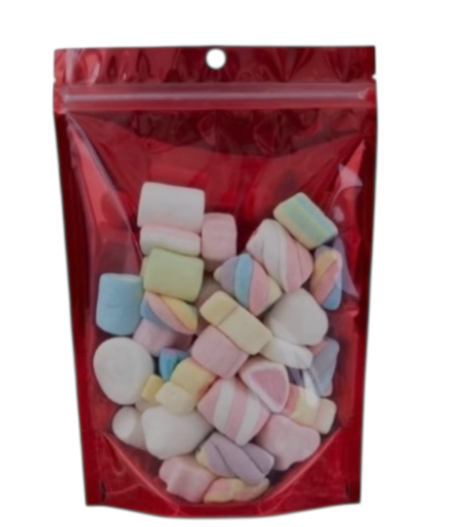 Resealable Stand Up Pouch 16*24cm Red