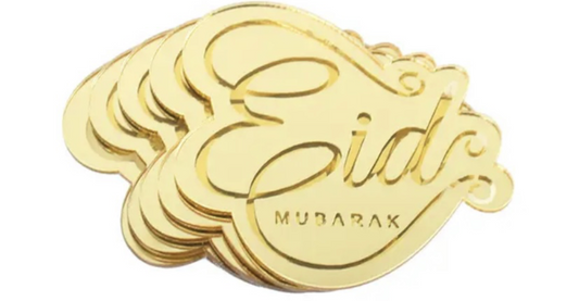 Acrylic Cupcake Topper Eid