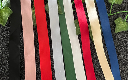 Satin Ribbon Assorted Colours