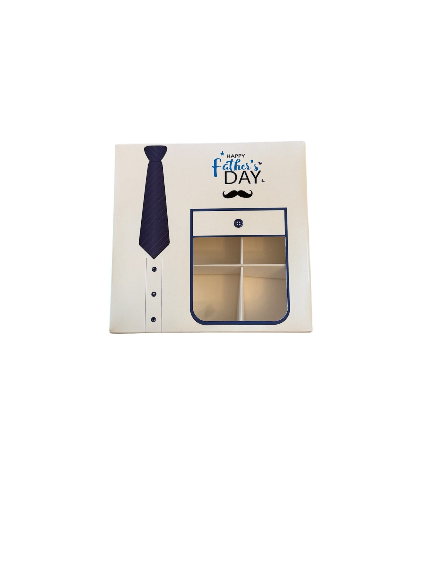 Empty Pick And Mix Box Fathers Day Theme 15*15*3.5 cm