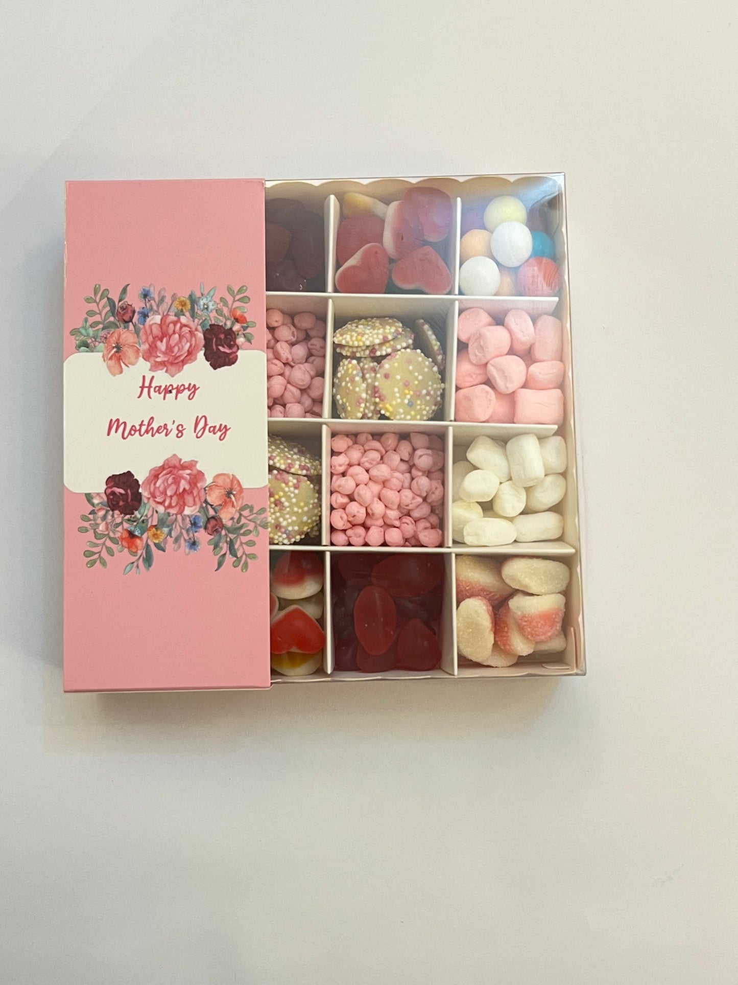 Clear Lid Box With Sleeve - 15*15*3.5cm Mothers Day