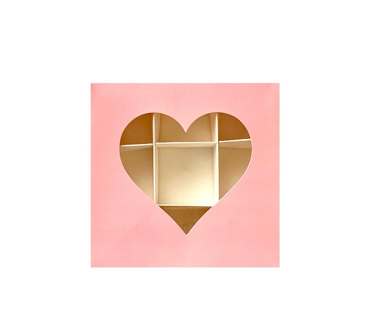 Empty Pick and Mix Box Heart Window