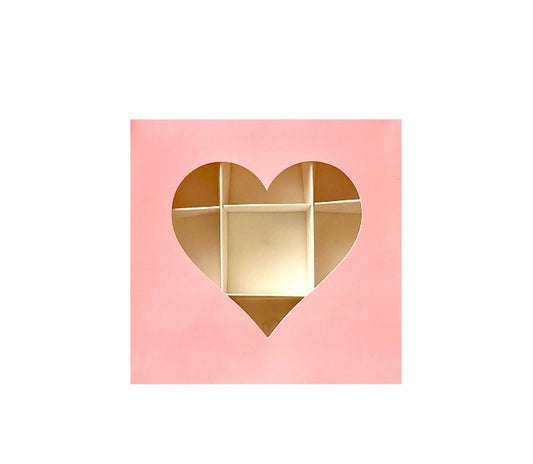 Empty Pick and Mix Box Heart Window