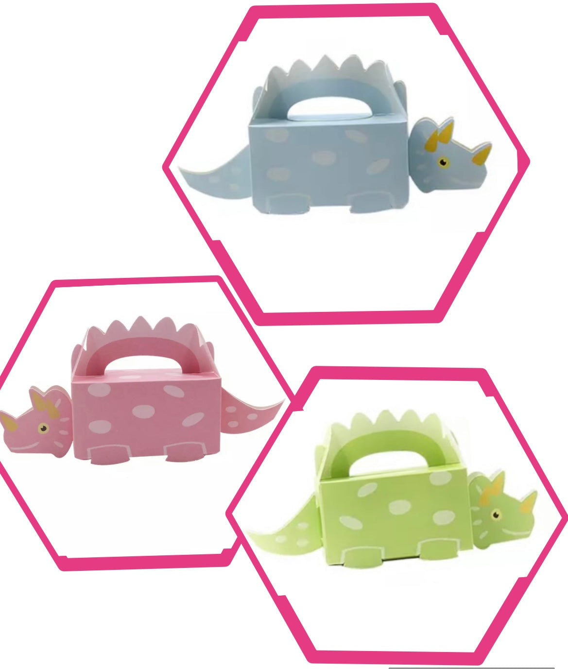 Dinosaur Shaped Candy Boxes
