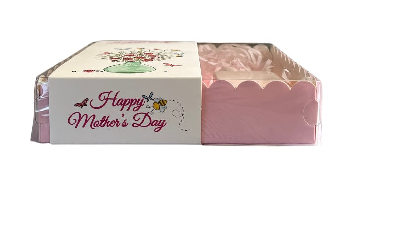 Clear Lid Box With Printed Sleeve - 15*15*3.5cm Mothers Day