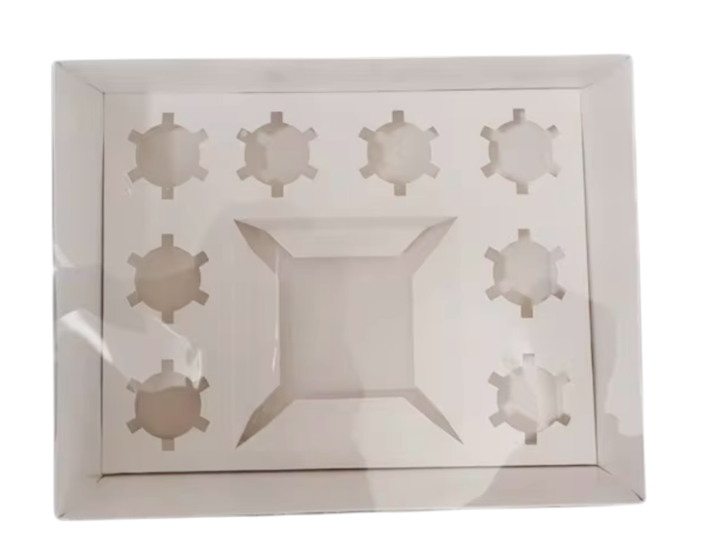 Bento Cupcake Box 8 Hold Clear Lid