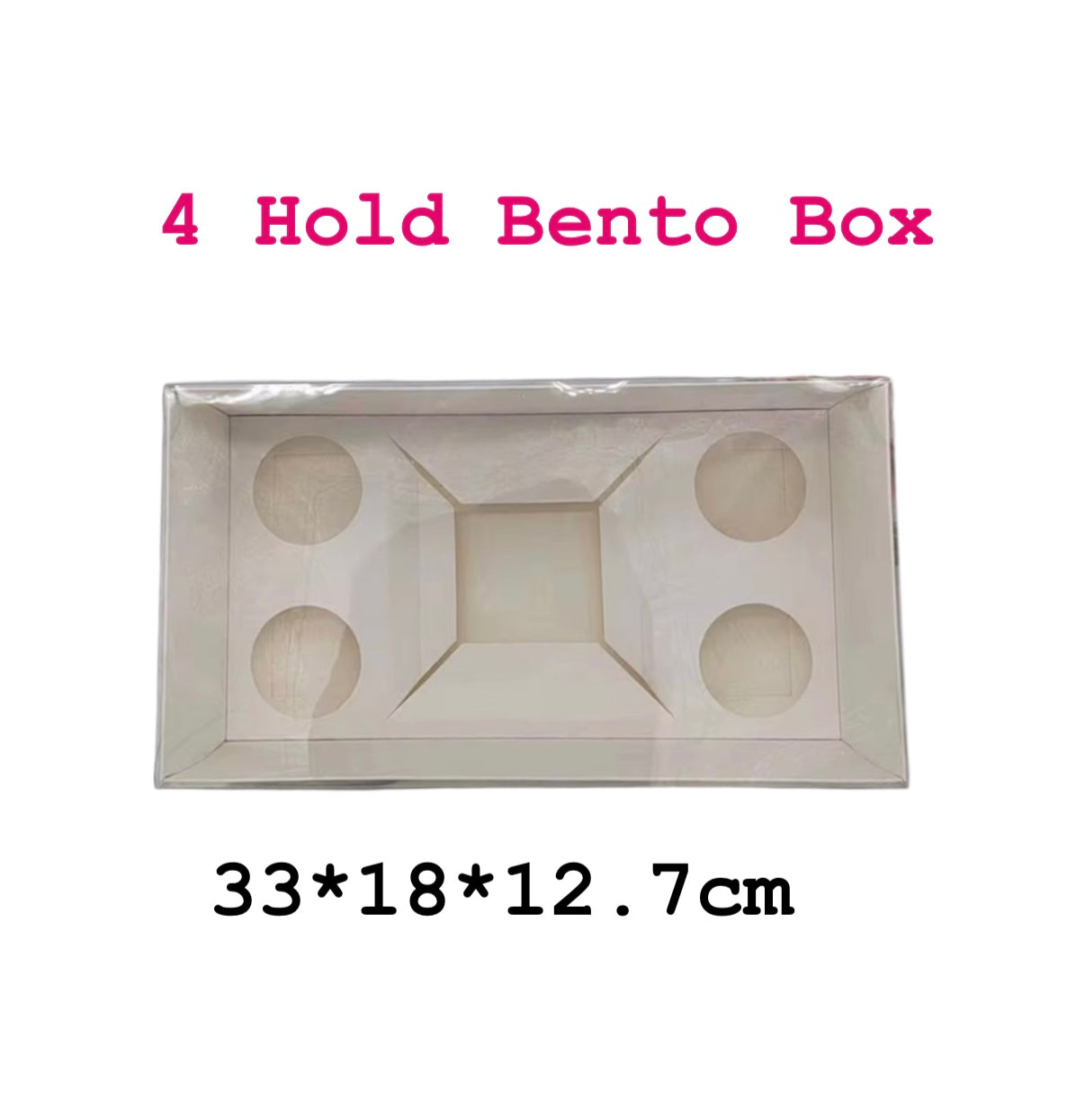 Bento Cupcake Box 4 Hold