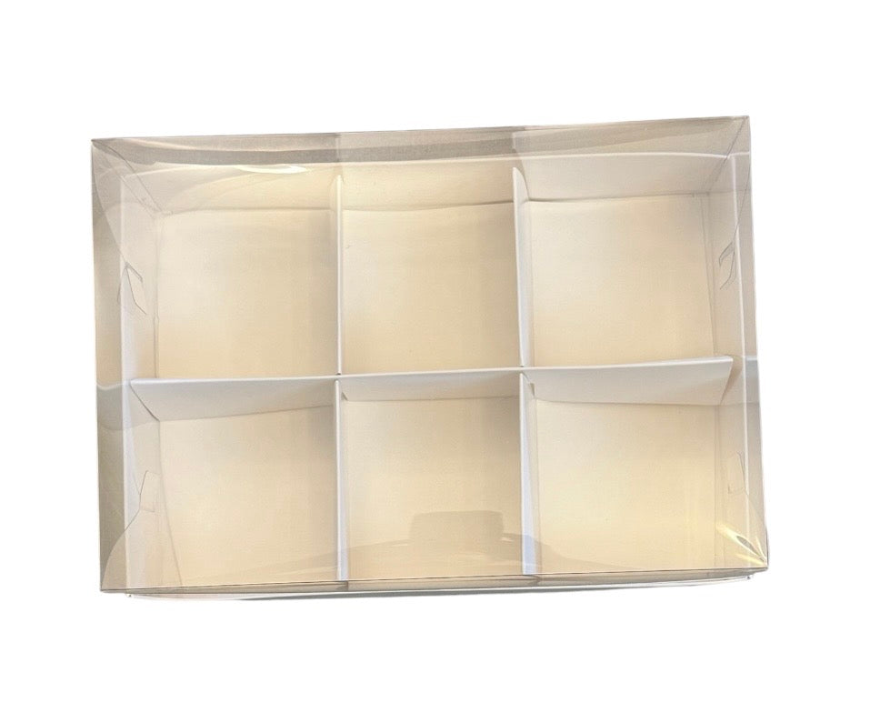 Transparent ClearLid  Cupcake Box 6 Hold