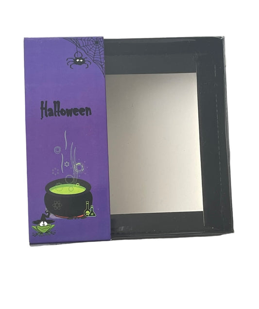 Empty Pick and Mix Clear Lid 15*15*3.5cm Halloween Theme