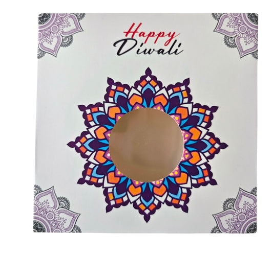 Empty Pick And Mix Box -Printed Diwali ThemE 15*15*3.5cm
