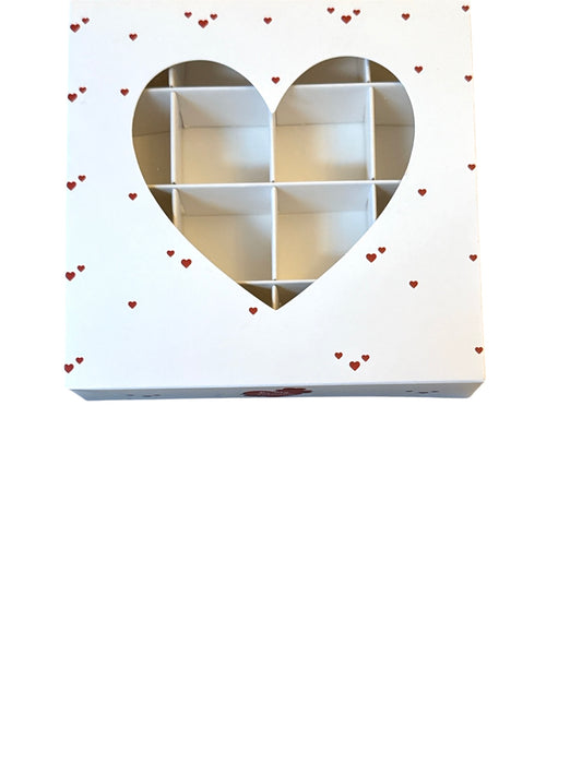 Empty Pick And Mix Box With Heart Shaped Window