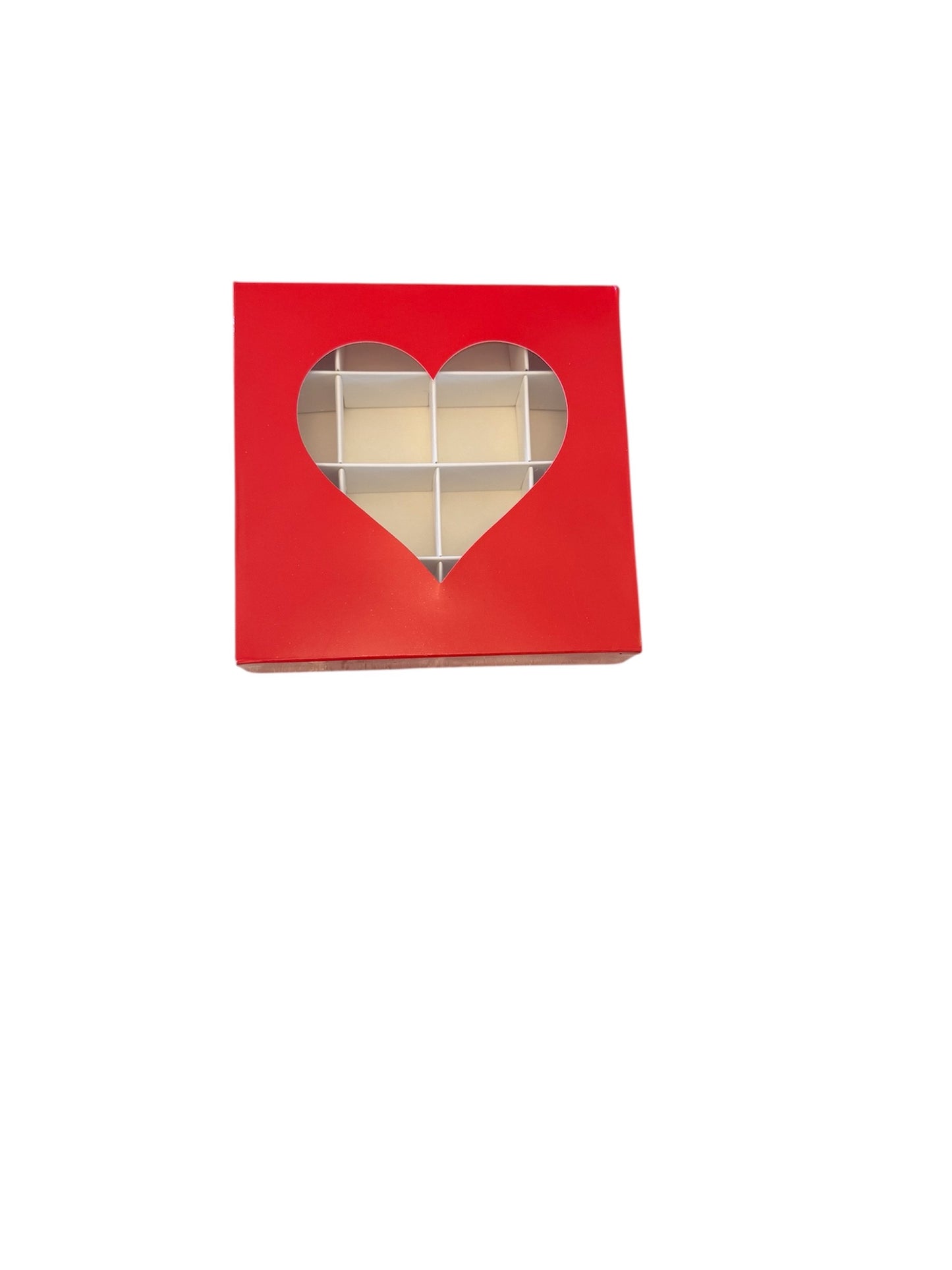 Empty Pick And MIx Box Heart Window-