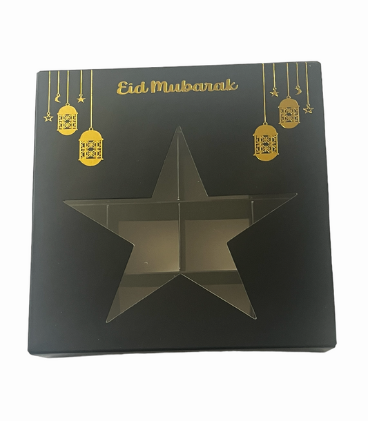 Empty Pick And Mix Box Eid Design 15*15*3.5cm