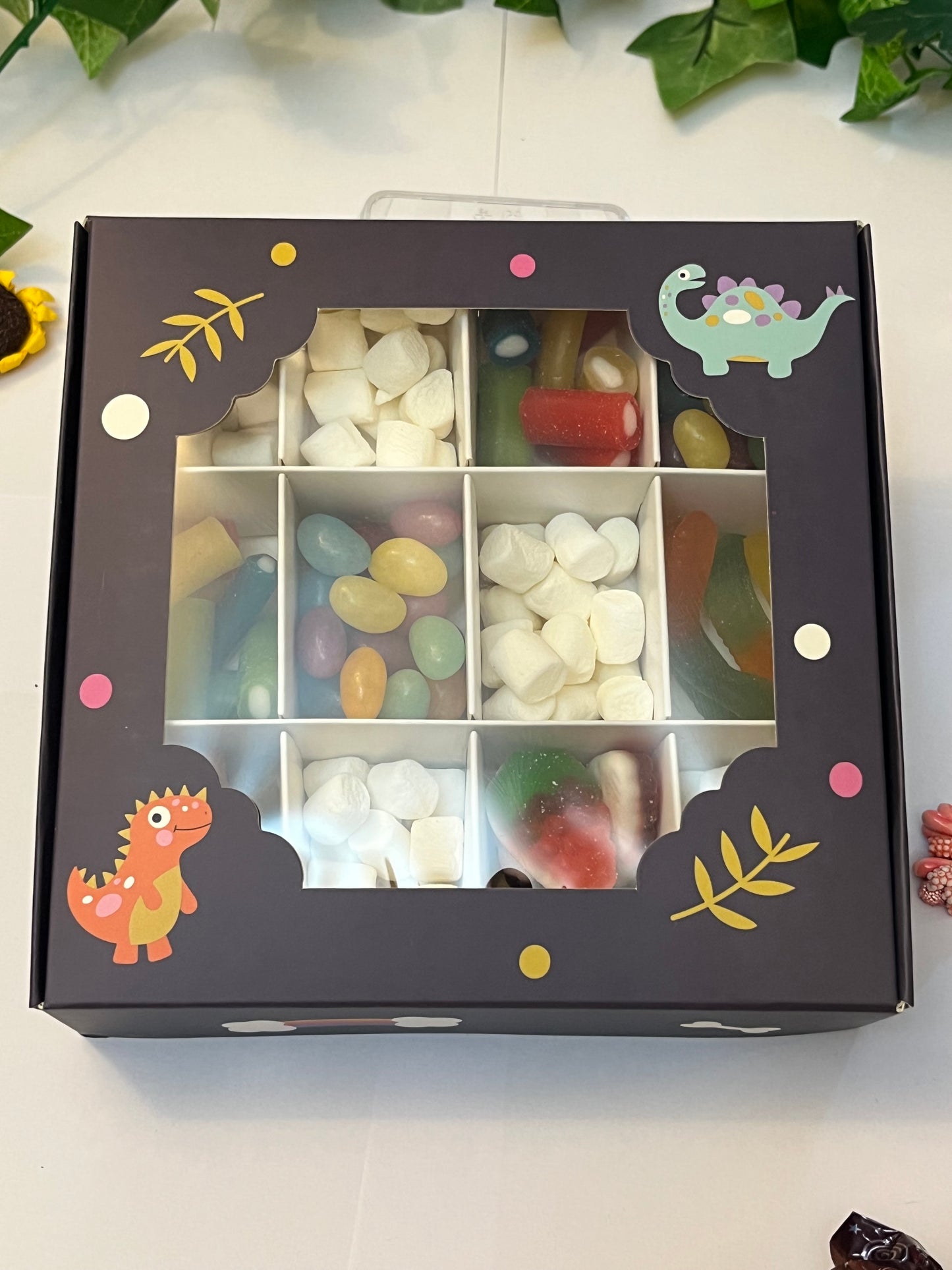 Empty Pick And Mix Box Dinosaur Design 15*15*3.5cm