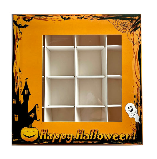 Empty Pick And Mix Box -Orange Halloween Theme Box