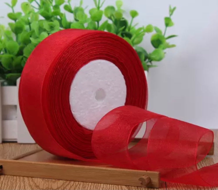 Organza Ribbon 2.5cm wide