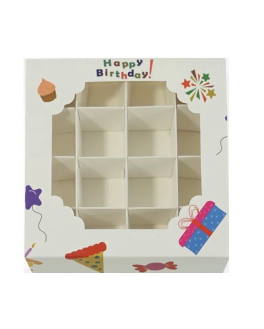Empty Pick And Mix Box  Happy Birthday Design