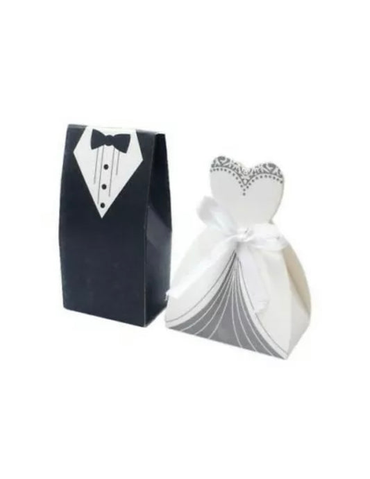 Wedding Favour Box Bride And Groom